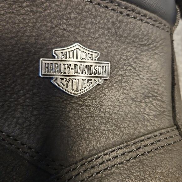 Harley-Davidson Men’s 11.5 Black Leather Riding Boots Steel Toe Waterproof NWT main image 9